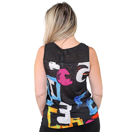 Urban Muse: Printed Burnout Cami π€π¨