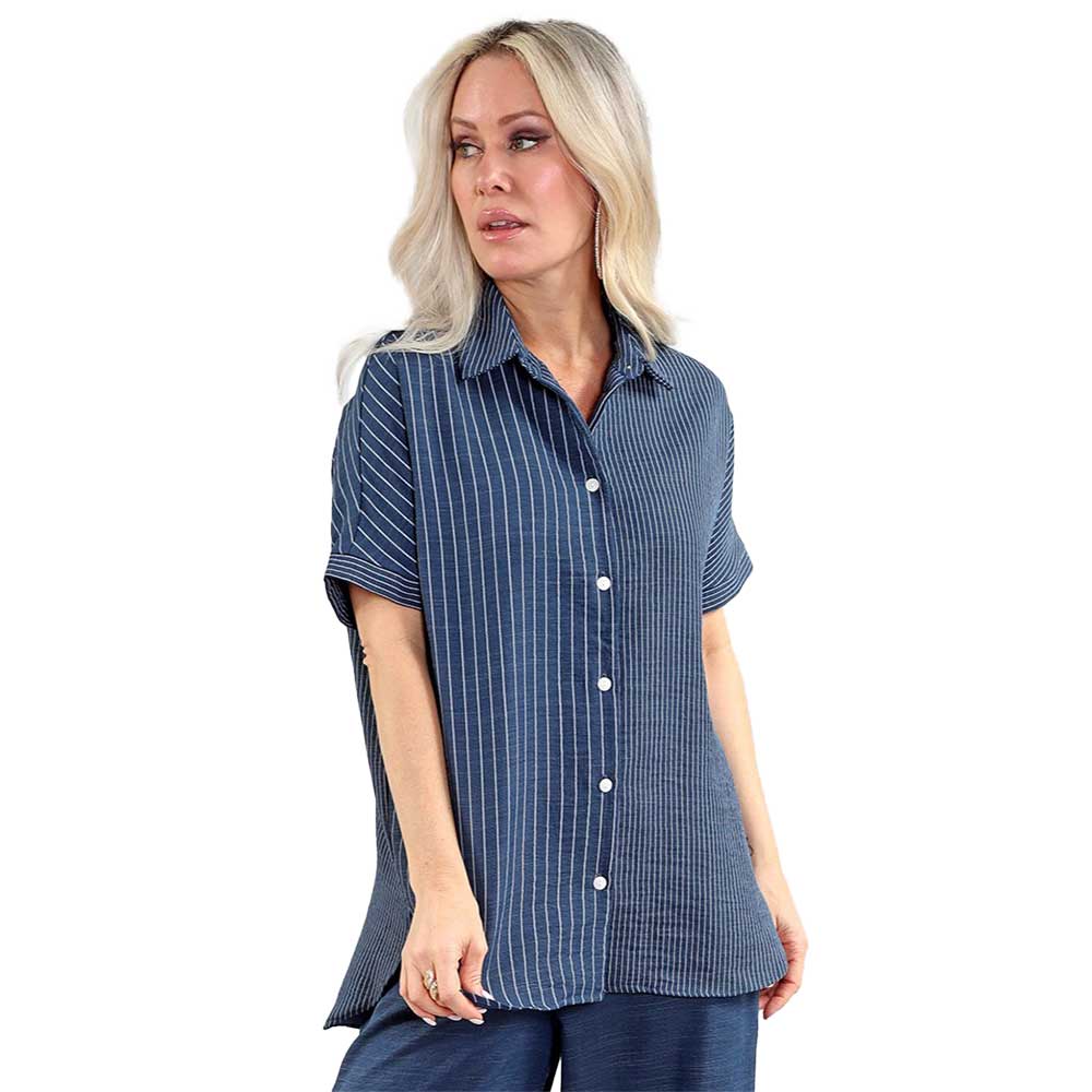 Short Sleeve Striped Shirt