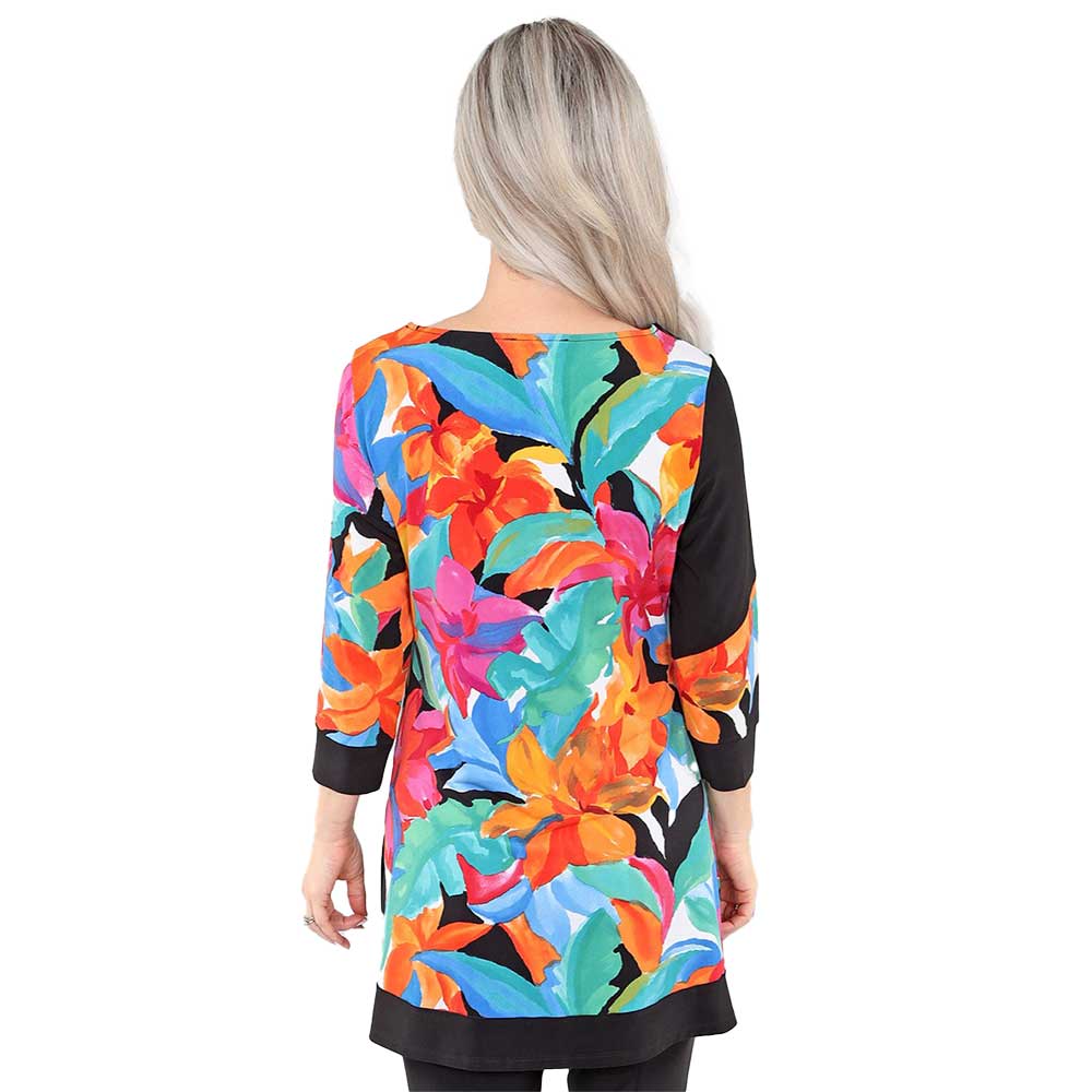 3/4 Sleeve Layered Tunic