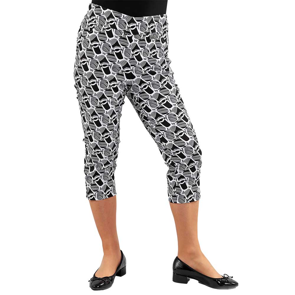 Chic Printed Capri Pants – Effortless Style with a Modern Touch