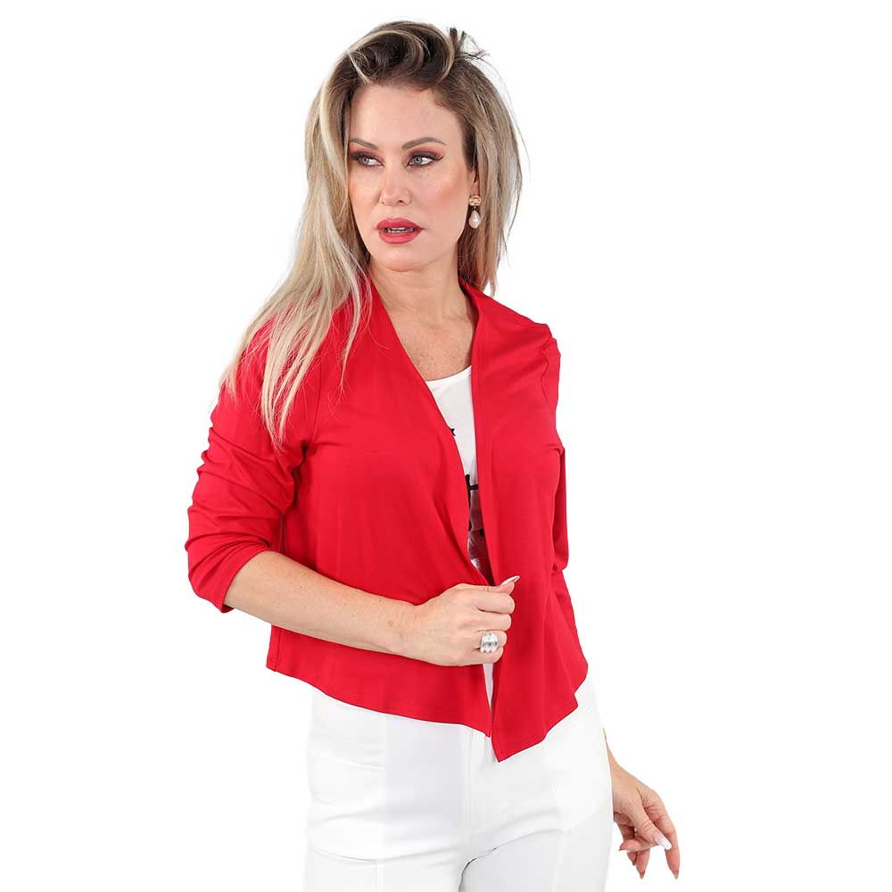 Bamboo Jersey 3/4 Sleeve Bolero – A Timeless Layer of Elegance