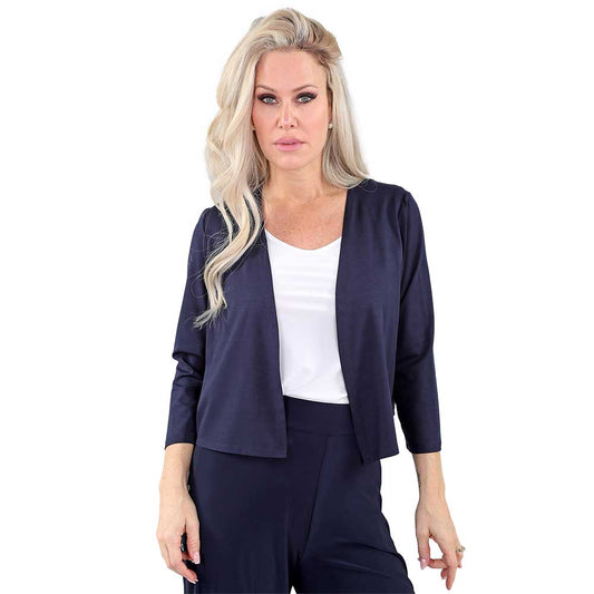 Bamboo Jersey 3/4 Sleeve Bolero – A Timeless Layer of Elegance