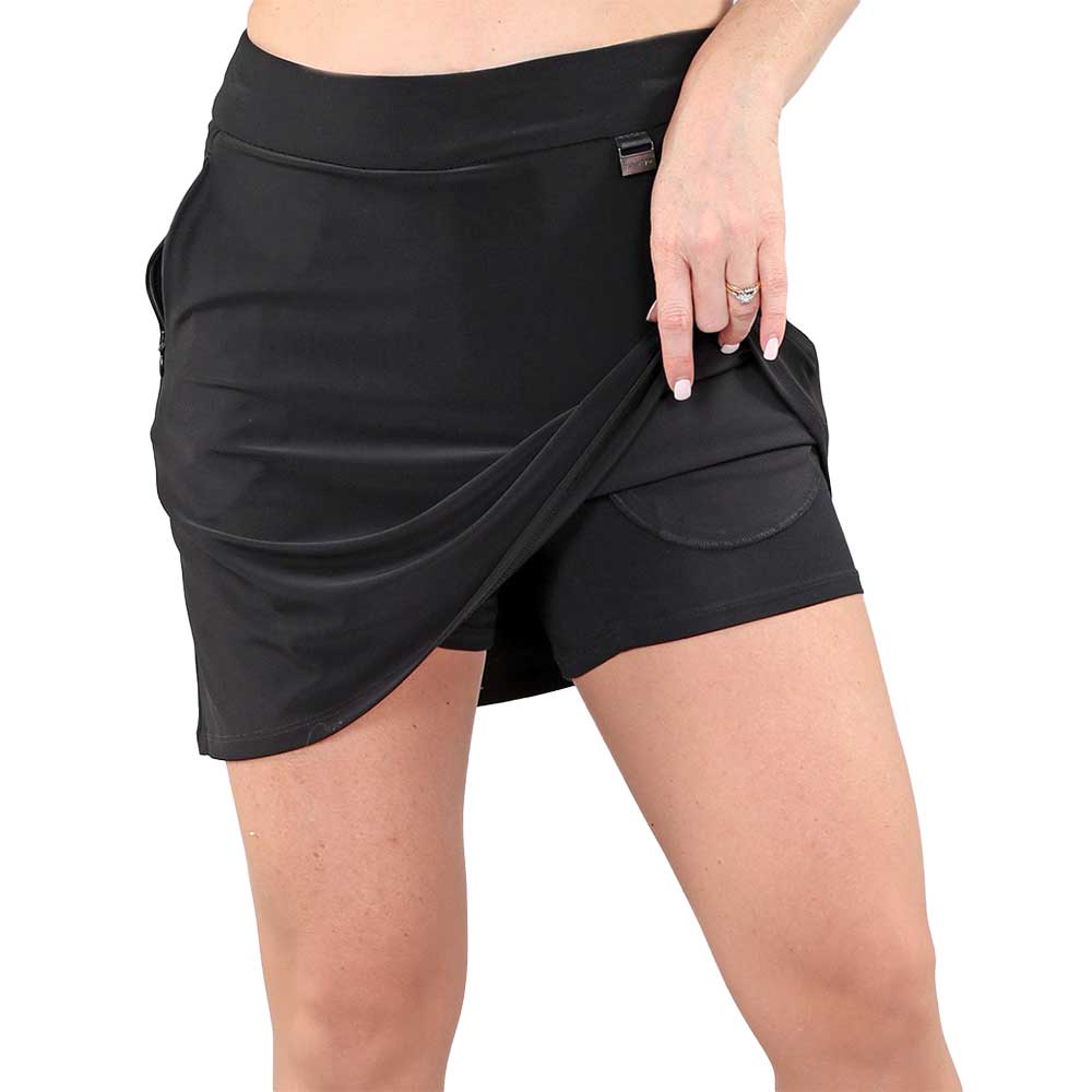 Bamboo Jersey Skort w-Zipped Pockets – Sporty Elegance with Everyday Comfort